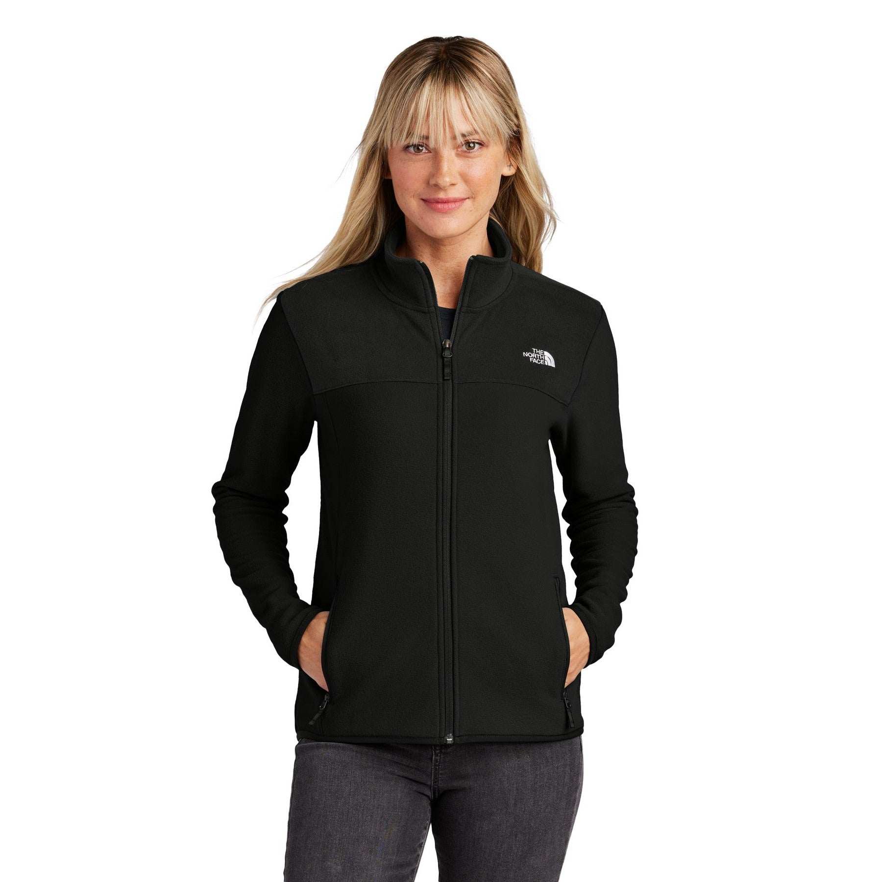 The North Face-The North Face® Women's Glacier Full-Zip Fleece Jacket NF0A7V4K-MedTech-4